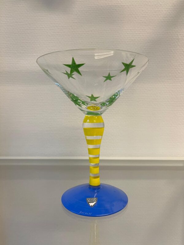 Orrefors - Clown - Martini / Coupe glas Design Anne Nilsson