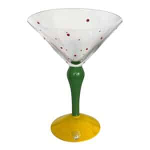 Orrefors Clown – martini- och coupeglas i kristall – design Anne Nilsson – vintage