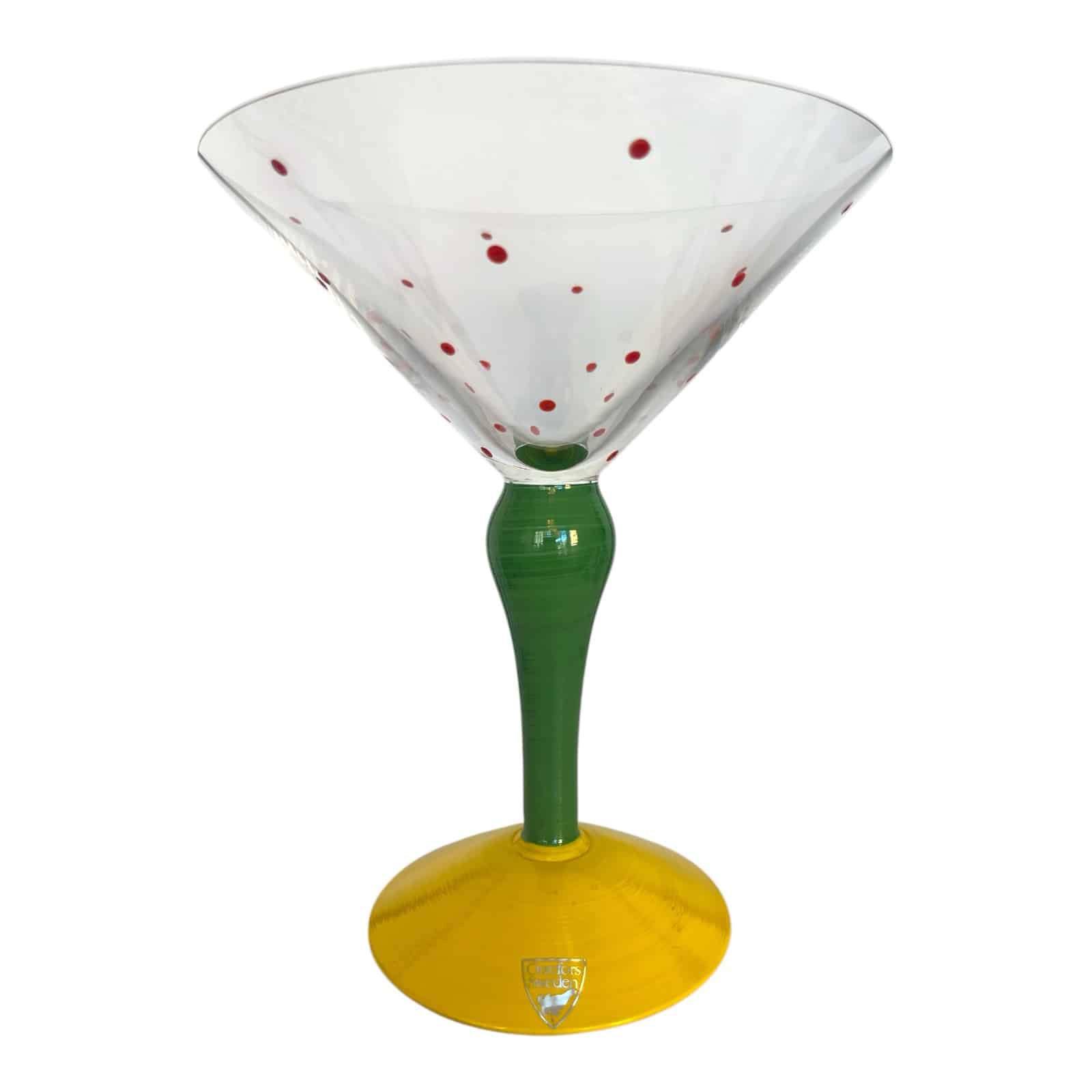 Orrefors - Clown -  Martini / Coupe glas Design  Anne Nilsson