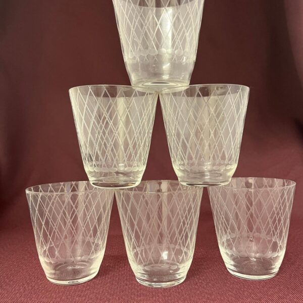 Kosta Boda - Sickan - 6 st Whisky / Selterglas design Vicke Lindstrand