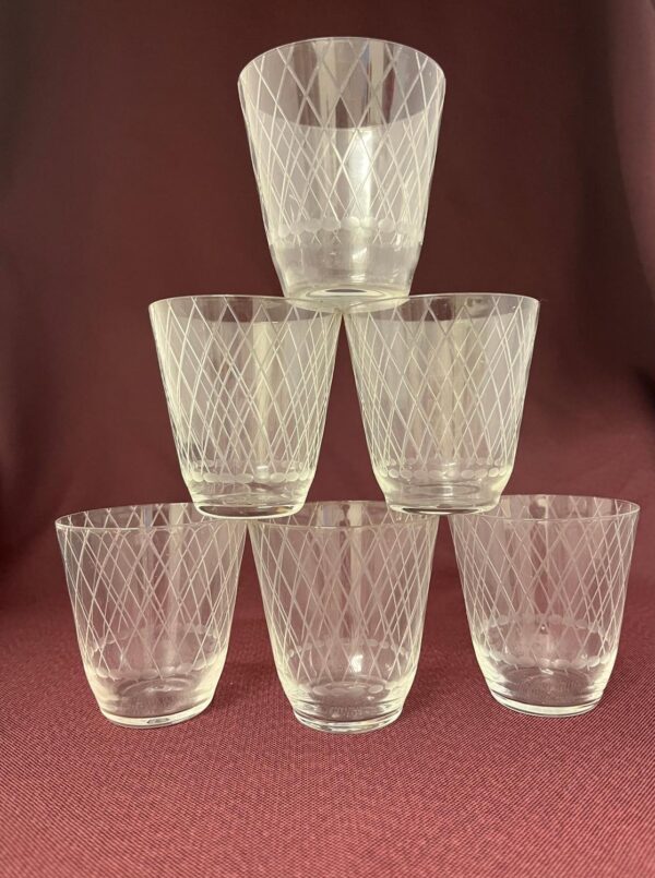 Kosta Boda - Sickan - 6 st Whisky / Selterglas design Vicke Lindstrand