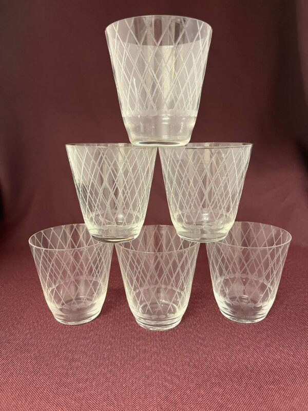 Kosta Boda - Sickan - 6 st Whisky / Selterglas design Vicke Lindstrand