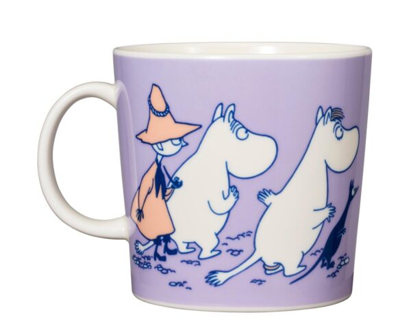 Arabia - Mumin / Moomin - ABC - Stor Mugg- L - 40 CL - Lila Design Tove Jansson