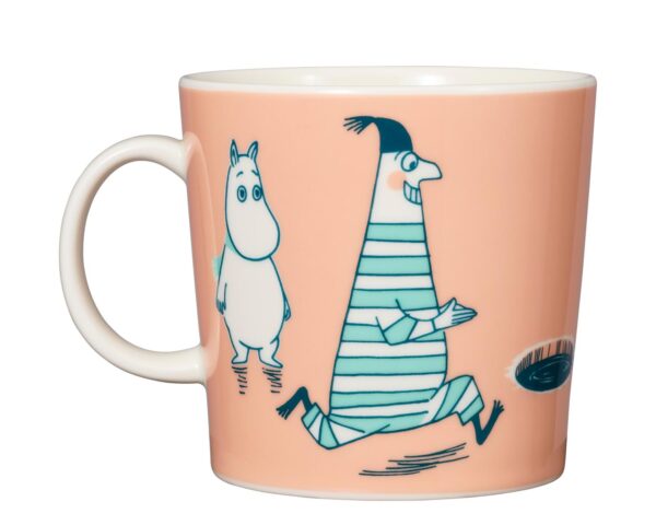 Arabia - Mumin / Moomin - ABC - Stor Mugg- E - 40 CL - Rosa Design Tove Jansson