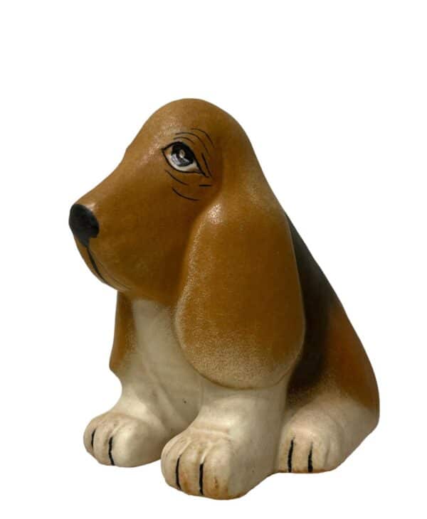 Gustavsberg- Figurin - Kennel - hunden Basset design Lisa Larson