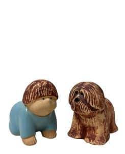 Gustavsberg – Pojken Ruben & Hunden Rufus, porslinsfigur – design Lisa Larson