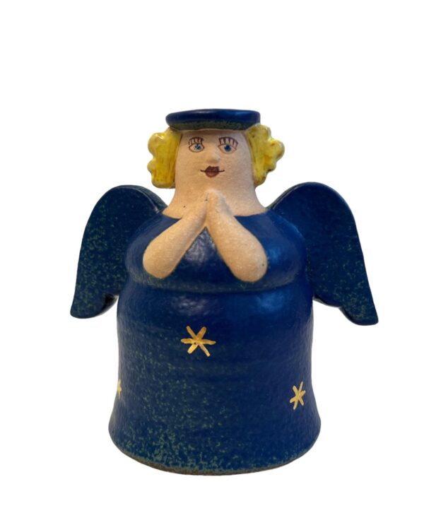 Gustavsberg - Ljuvliga ängeln blå design Lisa Larson