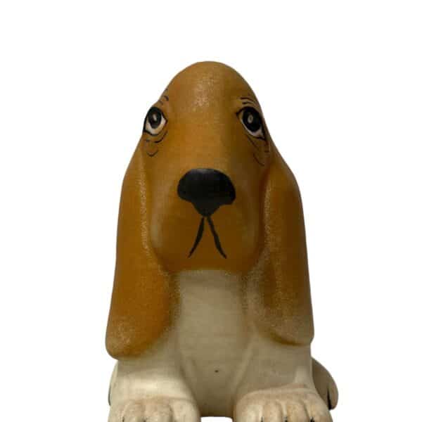 Gustavsberg- Figurin - Kennel - hunden Basset design Lisa Larson