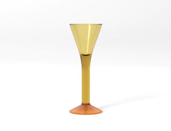 Reijmyre - Antik - Snaps - Gult glas design
