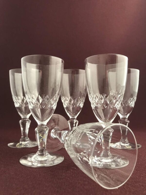 Kosta boda - Cecil 6 st Vitvins glas Design Fritz Kallenberg