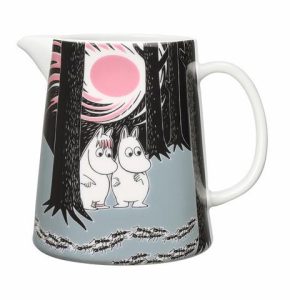 Arabia – Mumin tillbringare / kanna, på äventyr /Flytten – design Tove Jansson