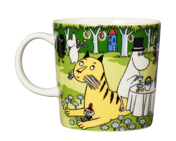 Arabia - Mumin / Moomin mugg - Trädgårdsfest / Garden party Design Tove Jansson