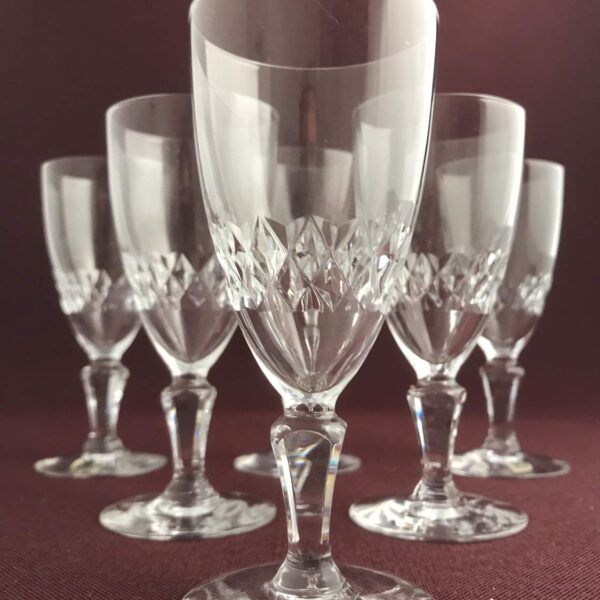 Kosta boda - Cecil 6 st Vitvins glas Design Fritz Kallenberg