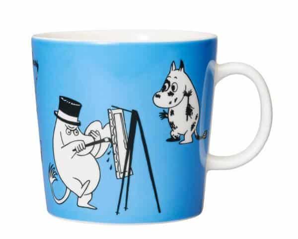 Arabia - Mumin / Moomin Mugg Stor - Blå 40 cl Design Tove Jansson