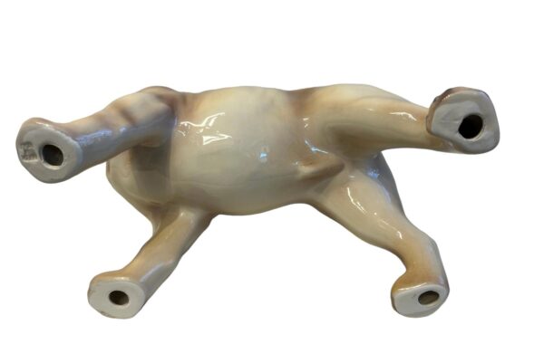 Glasprinsen - Figurin - Hundar - Mops porslin Höjd 29 cm