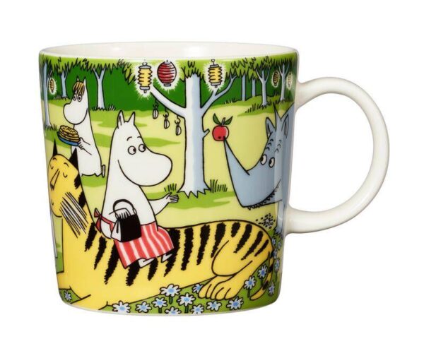 Arabia - Mumin / Moomin mugg - Trädgårdsfest / Garden party Design Tove Jansson