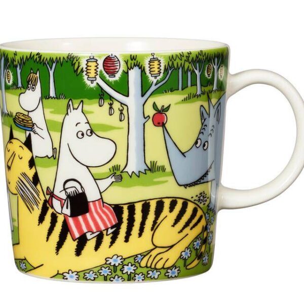 Arabia - Mumin / Moomin mugg - Trädgårdsfest / Garden party Design Tove Jansson