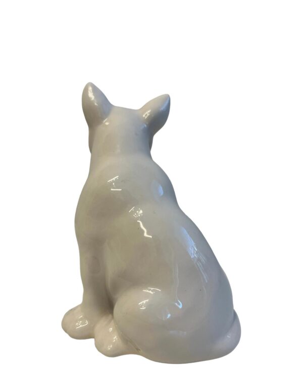 Glasprinsen - Figurin - Hundar - Bullterrier porslin Höjd 15 cm
