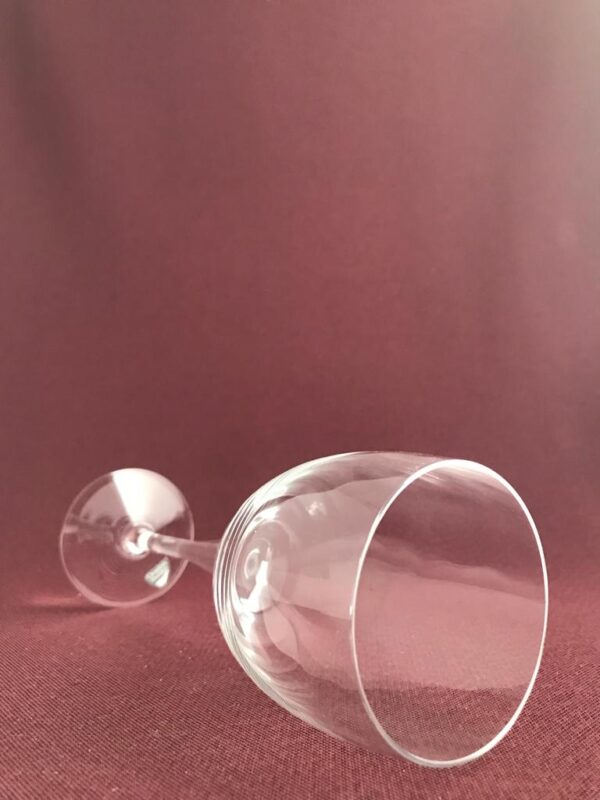 Orrefors - Illusion - Vitvin glas Design Nils Landberg