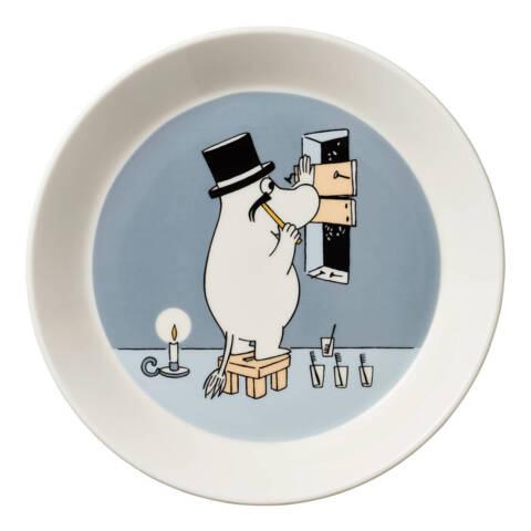 Arabia - Mumin / Moomin - Tallrik 19 cm - Mumin Pappan Grå Design Tove Jansson