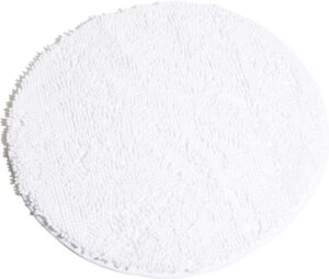 Lord Nelson – rund badrumsmatta vit 70 cm