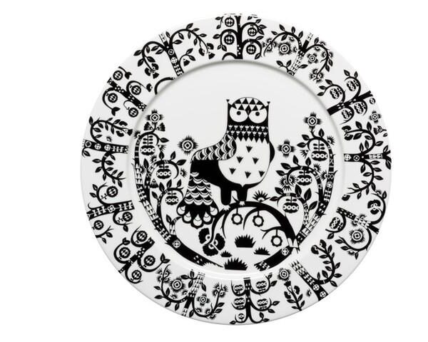 Iittala - Taika - Fat / Tallrik 30 cm Svart Design Klaus Haapaniemi