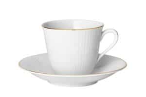 Rörstrand Swedish Grace Gala – fat kaffekopp m 16 cl – design Louise Adelborg