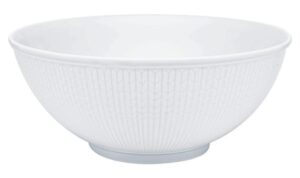 Rörstrand Swedish Grace – serveringsskål 1,7 l snö – design Louise Adelborg