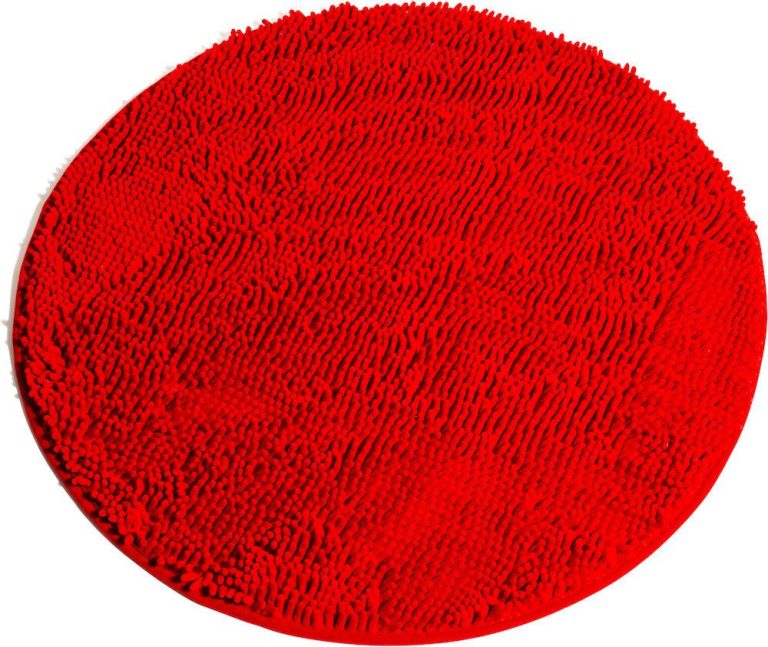 Lord Nelson - Rund Badrumsmatta Röd 70 cm Utvald av GlasprinsenB