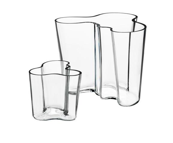 IIttala - Aalto Vaser Gåvoset 160+95 mm klar Design Alvar Aalto