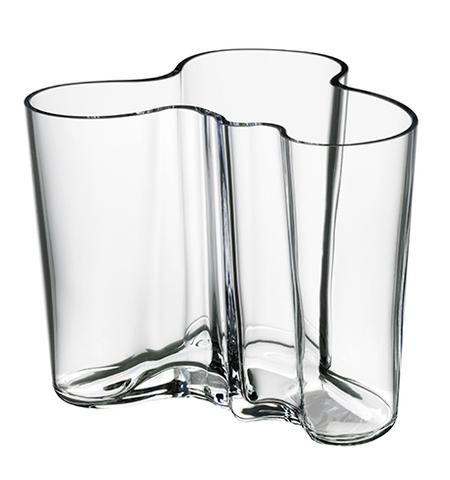 IIttala - Aalto Vas 120 mm Klarglas Design Alvar Aalto