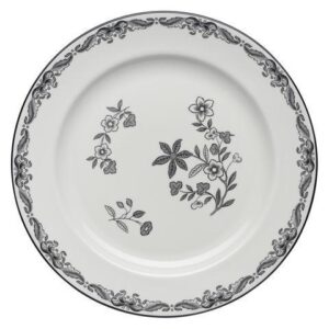 Rörstrand Ostindia Svart – 6 st mattallrikar – design Nils Emil Lundström