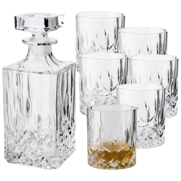 Vide Whiskey Set 6 glas plus karaff