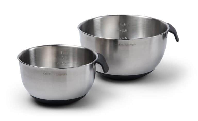 Orrefors Jernverk - Skål Stainless med Silikon 2-pack Utvald av Glasprinsen