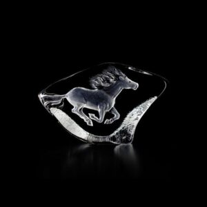 Målerås Wildlife – häst konstglas – design Mats Jonasson