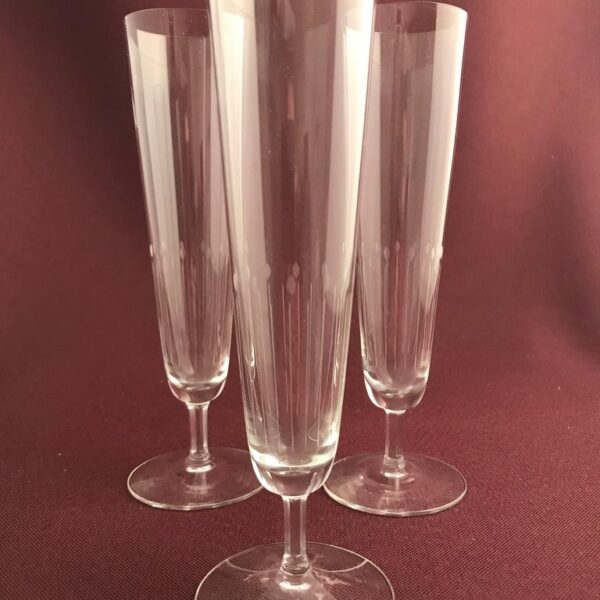 Orrefors 3 st Champagneglas - Gothenburg Design Nils Landberg