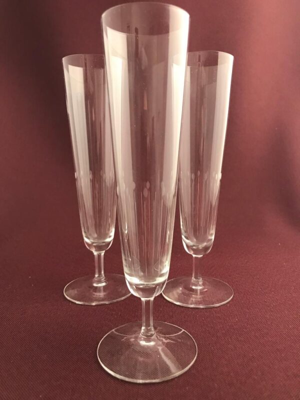 Orrefors 3 st Champagneglas - Gothenburg Design Nils Landberg