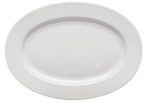Rörstrand Swedish Grace – fat oval snö 32 cm – design Louise Adelborg