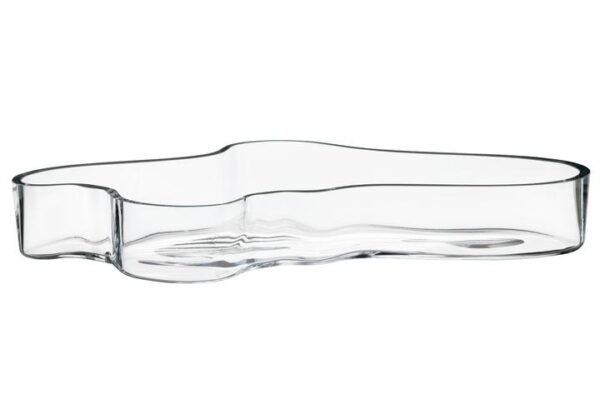 IIttala - Aalto - skål 380x50 mm klarglas Design Alvar Aalto