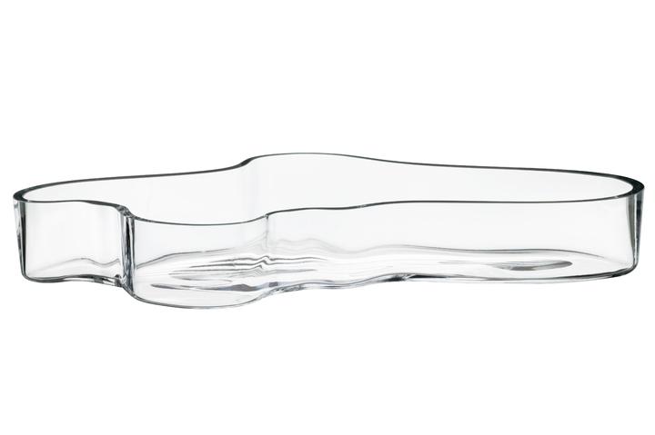 IIttala - Aalto - skål 380x50 mm klarglas Design Alvar Aalto