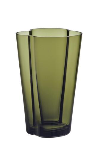 IIttala - Aalto vas 220 mm mossgrön design Alvar Aalto