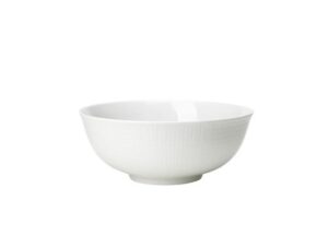 Rörstrand Swedish Grace – skål 1 l snö – design Louise Adelborg