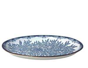 Rörstrand Ostindia – Floris, Ovalt serveringsfat 33 cm – design Caroline Slotte