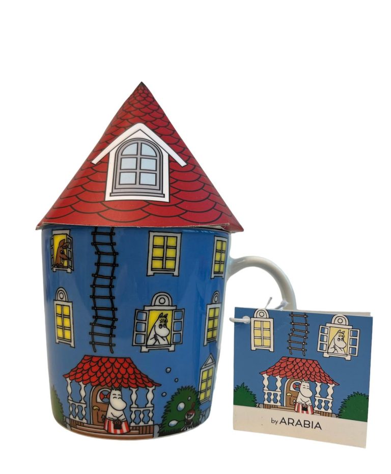 Arabia - Mumin / Moomin mugg - Muminhus blå Design Tove Jansson