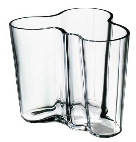 IIttala - Aalto vas 95 mm klarglas Design Alvar Aalto