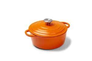Orrefors Jernverk – Emaljerad gjutjärnsgryta 2,8 l orange