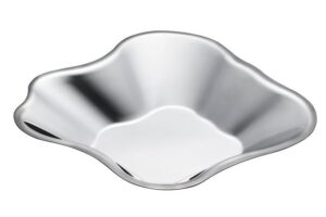 Iittala Aalto – skål rostfritt stål 35,8 x 6 cm – design Alvar Aalto
