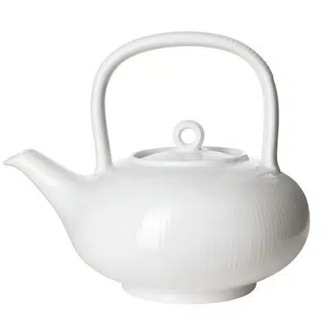 Rörstrand - Swedish Grace - Tekanna 1,5 L snö Designer Louise Adelborg