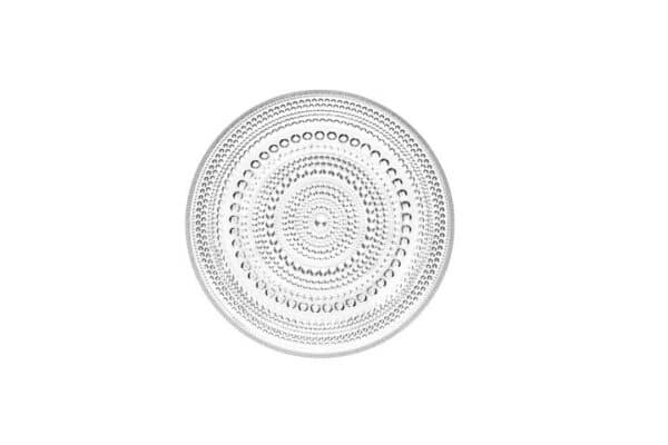 Iittala - Kastehelmi - Förrätts tallrik 170 mm klarglas Design Oiva Toikka