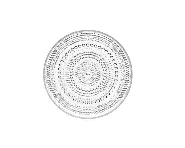 Iittala - Kastehelmi - Förrätts tallrik 170 mm klarglas Design Oiva Toikka